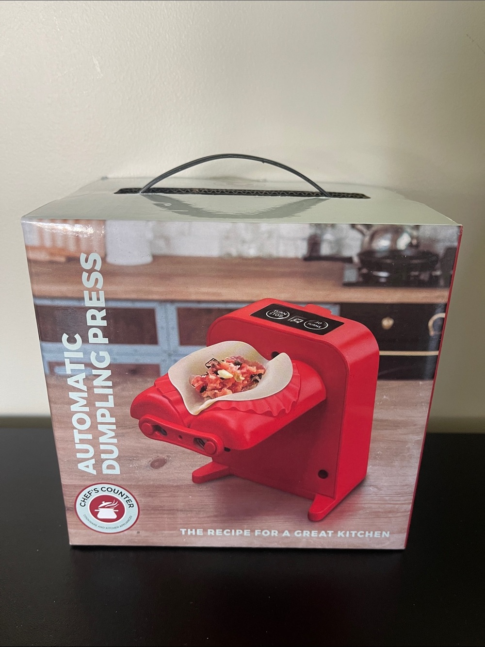 Automatic Dumpling Press - Red